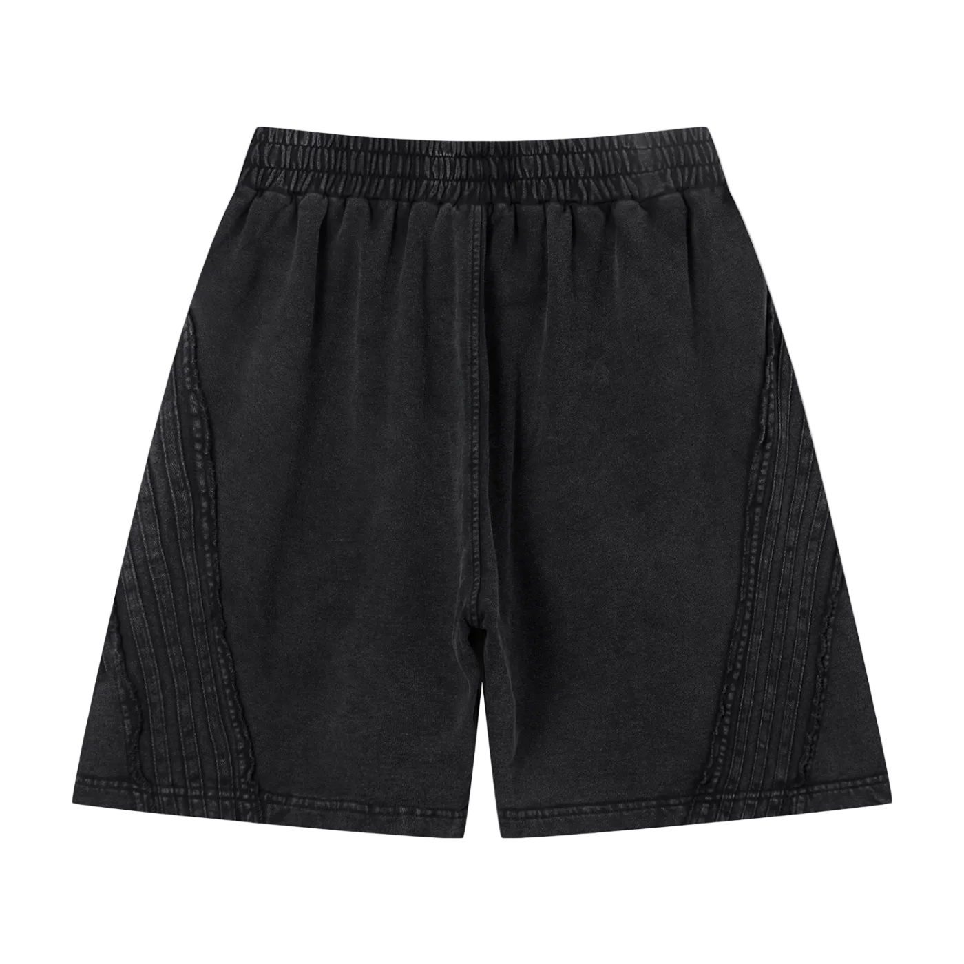 Unisex Vintage Wash Raw Edge Shorts