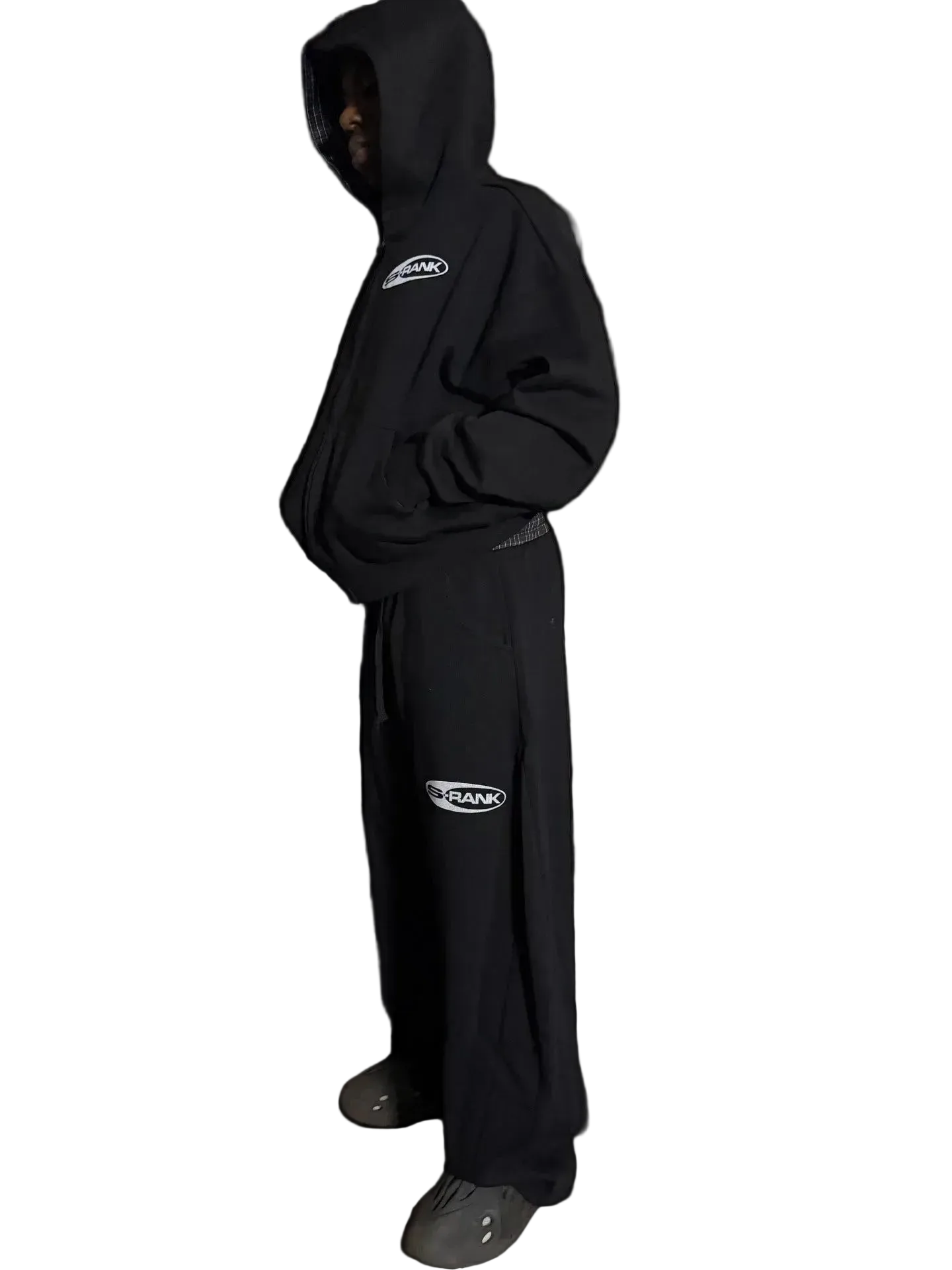 Plaid Waistband Barrel Sweatpants