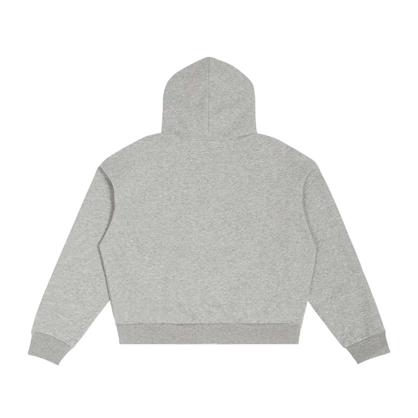 Contrast Plaid Boxy Zip Hoodie